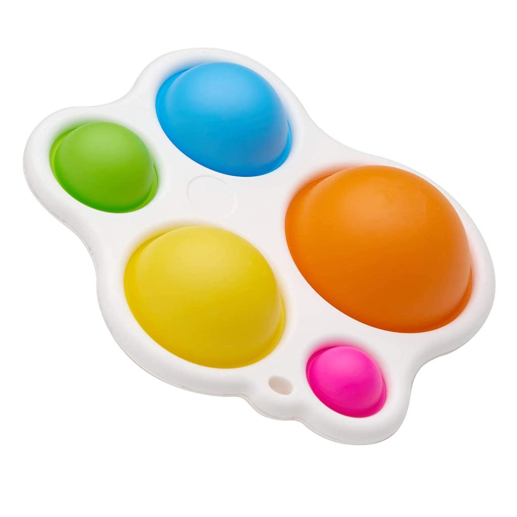PATPAT Silicone Flipping Board for Toddler Early Educational Fidget Pop, Baby Poking Teething Gadgets for Age 6 Months and up Baby Simple Sensory Dimple (Multicolor) PATPAT Silicone Flipping Board for Toddler Early Educational Fidget Pop, Baby Poking Teething Gadgets for Age 6 Months and up Baby Simple Sensory Dimple (Multicolor)